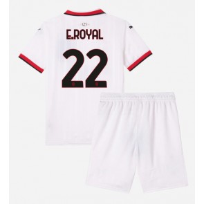 AC Milan Emerson Royal #22 Dětské Venkovní dres komplet 2024-25 Krátký Rukáv (+ trenýrky)